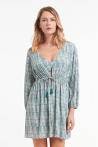 Sunseeker Messy Beauty Forest Green Cinched Kaftan