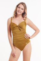 Sunseeker Riviera Amber Plus Cup Pleated Front Onepiece