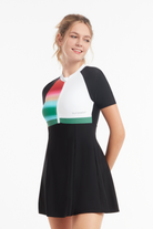 Sunseeker Rainbow Forest Half Zip Swim Dress