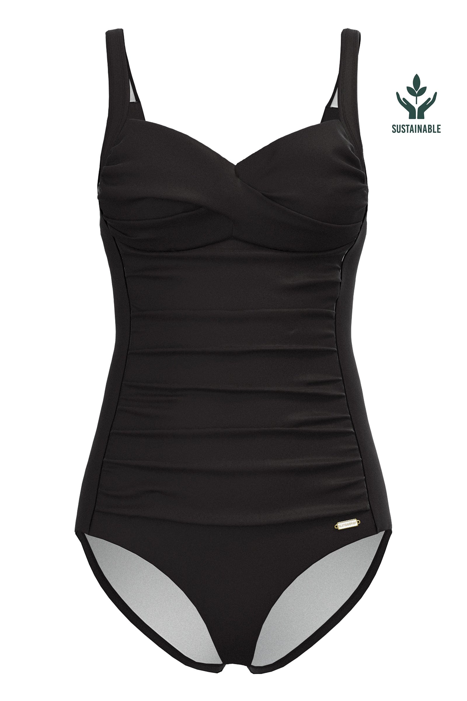 Sunseeker Core Solid Plus Cup Twist Front Onepiece