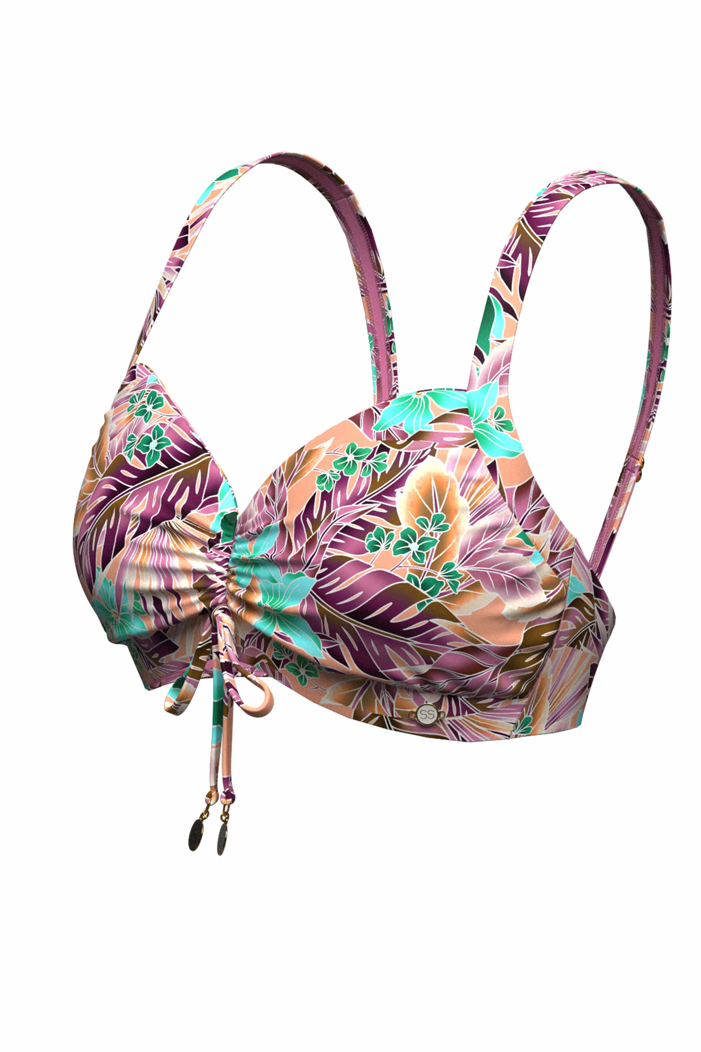 Sunseeker My Paradiso Plus Cup Ruched Front Bikini Top