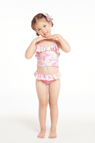 Sunseeker Tie Dye Ruffles Tankini Set