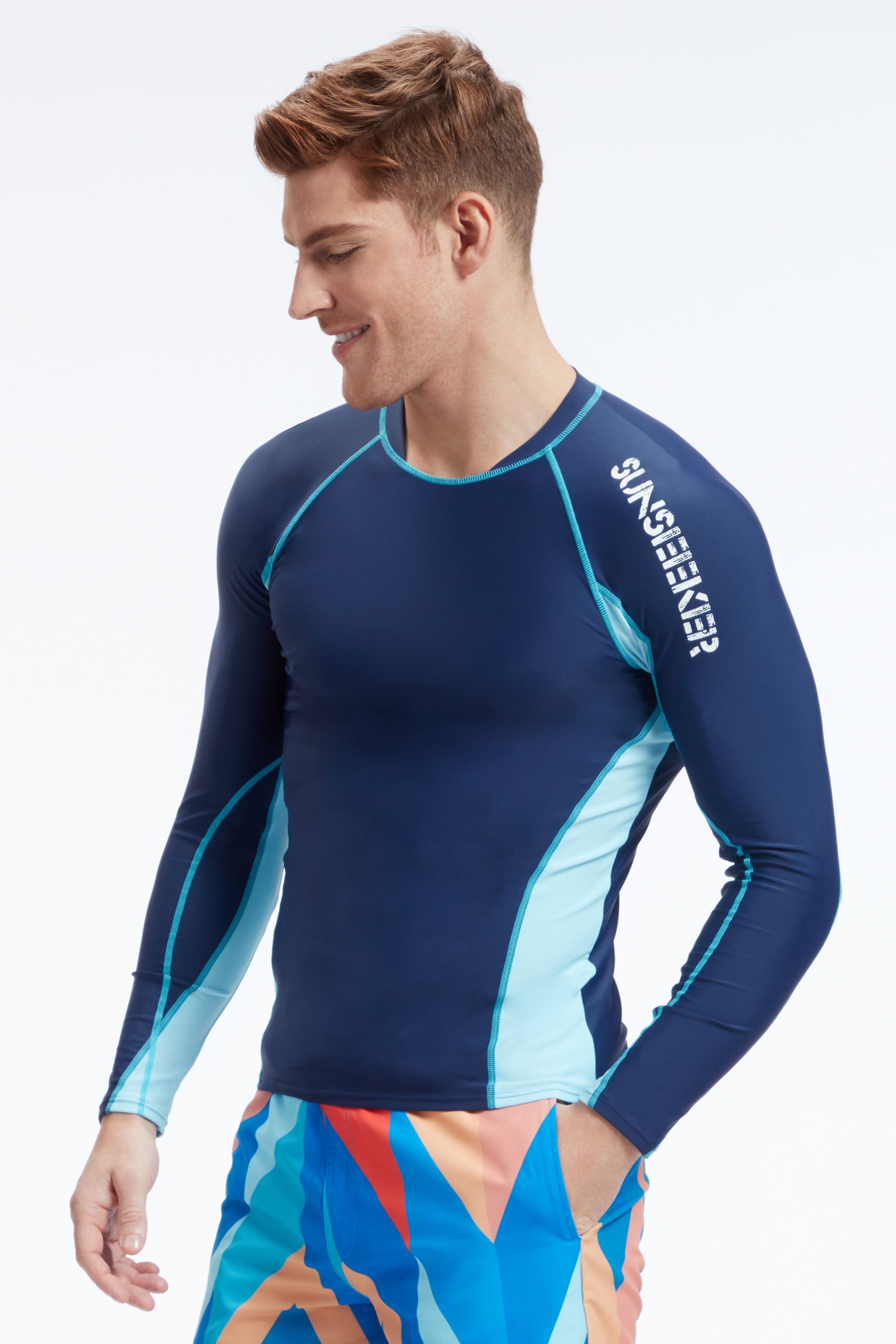 Sunseeker Manner raglan long sleeves rash guard