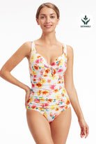 Sunseeker Vibrant Vacation White Plus Cup Underwire One Piece