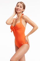 Sunseeker Core Solid Fiesta Halter One Piece