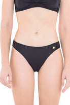 Bikini Bottoms Core Solid Black Classic Pant - Sunseeker