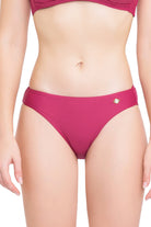 Bikini Bottoms Core Solid Sangria Classic Pant - Sunseeker