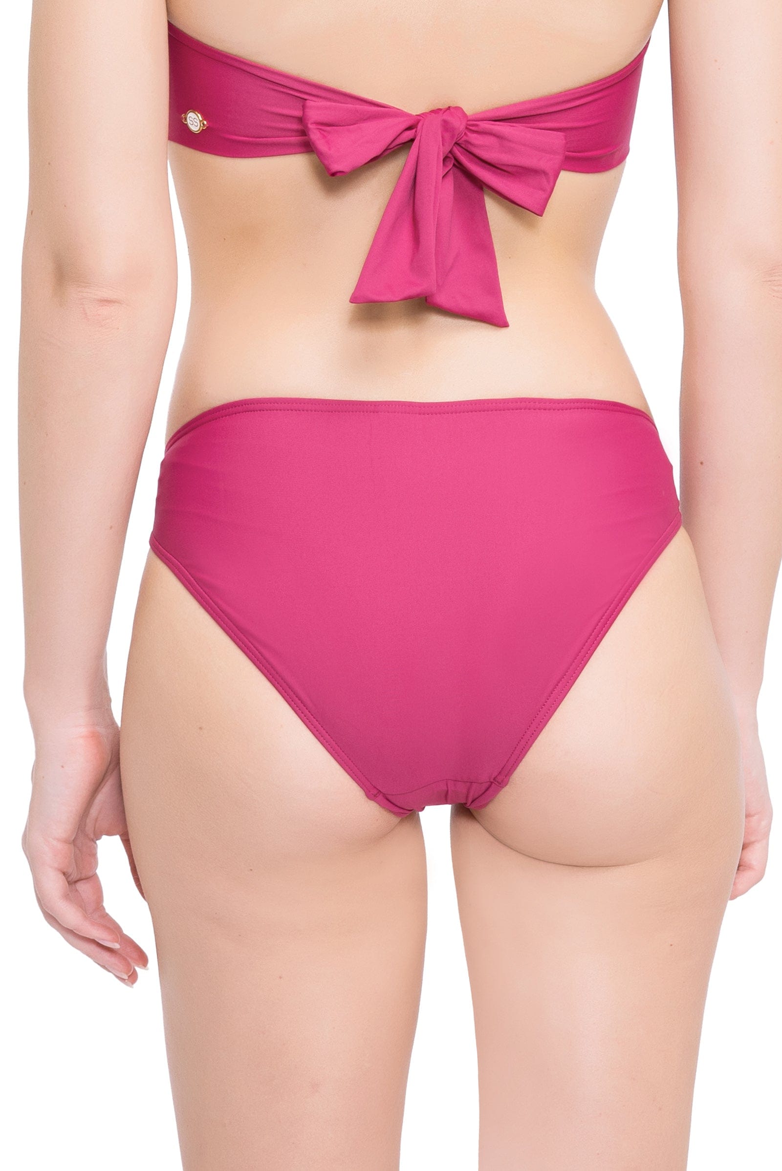 Bikini Bottoms Core Solid Sangria Classic Pant - Sunseeker