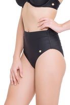 Bikini Bottoms Core Solid Black Full Classic Pant - Sunseeker