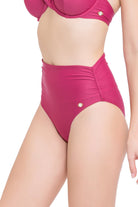 Bikini Bottoms Core Solid Sangria Full Classic Pant - Sunseeker