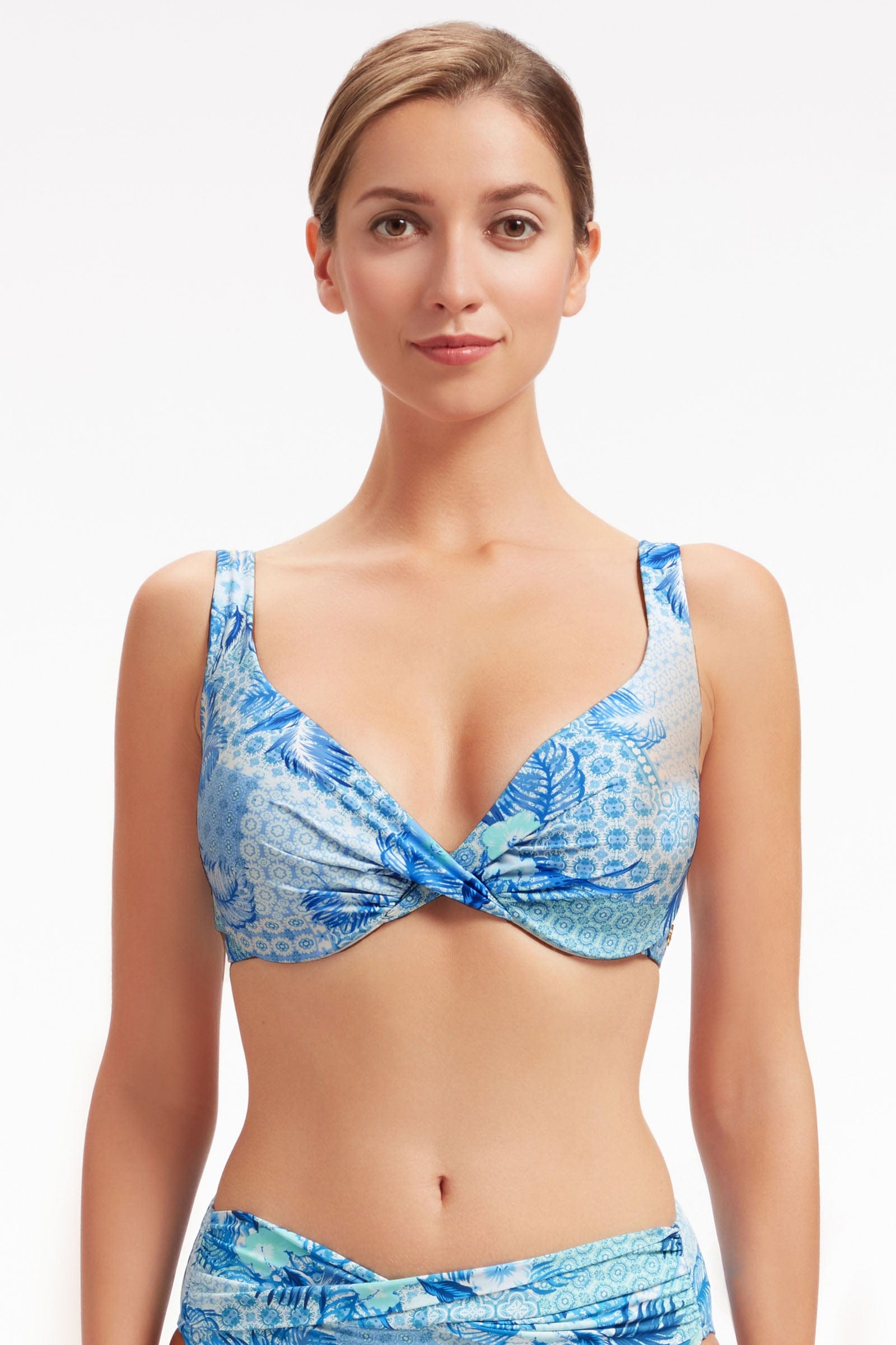 Sunseeker Bohemian Beauty Turkish Sea Plus Cup Underwire Bikini Top