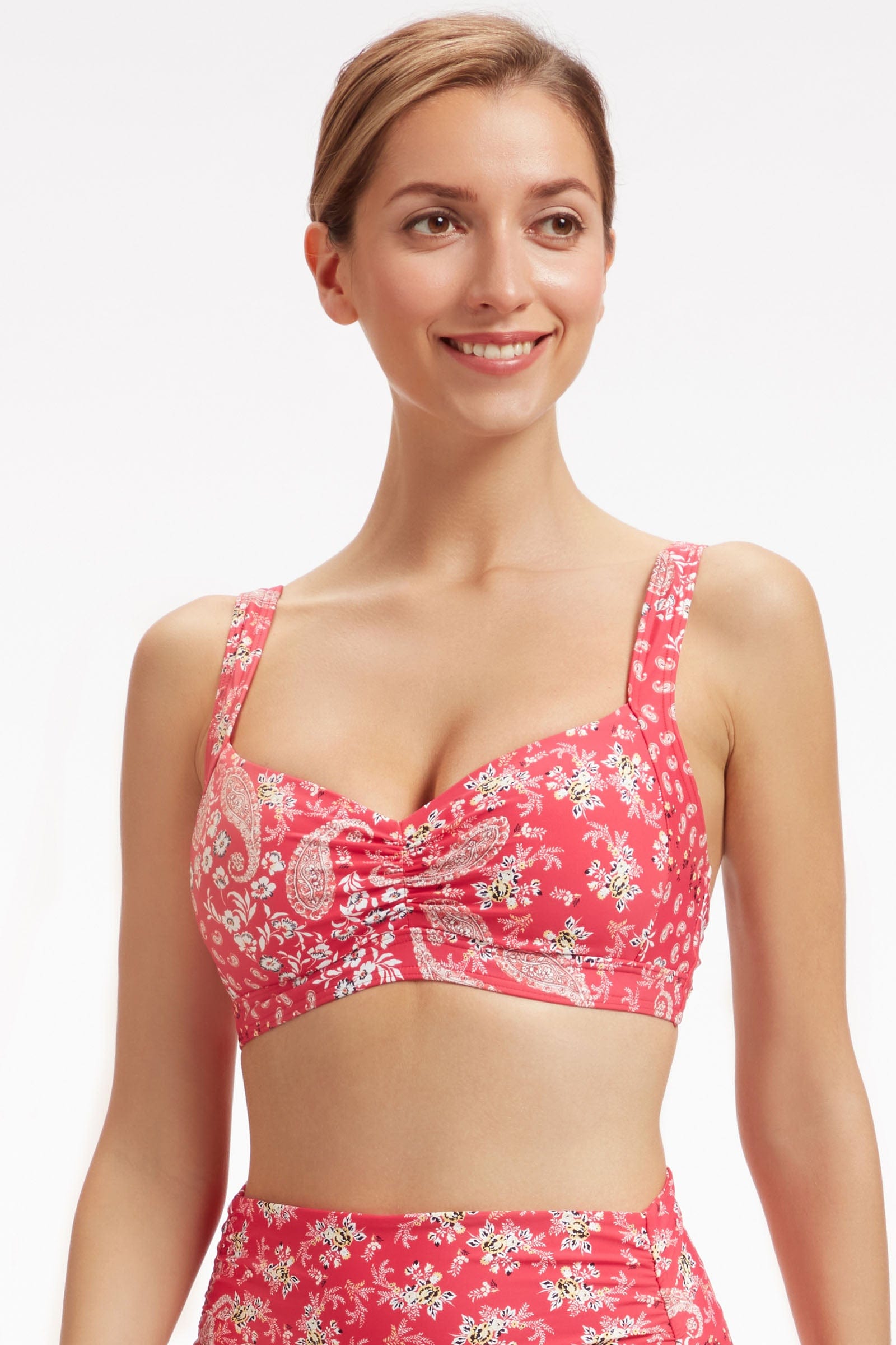 Sunseeker Sweet Paisley Scarlette Plus Cup Bikini Top