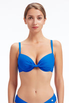 Sunseeker Core Solid Surf the Web Underwire Bikini Top