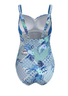 Sunseeker Bohemian Beauty Turkish Sea Plus Cup Twist Front One Piece