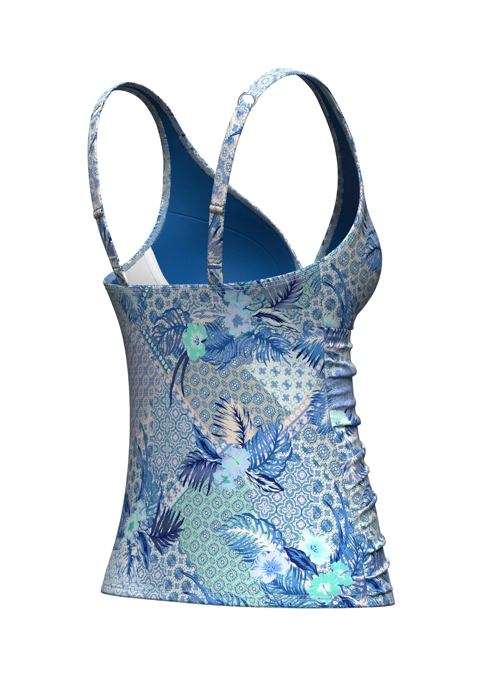 Sunseeker Bohemian Beauty Turkish Sea Plus Cup Tankini Top