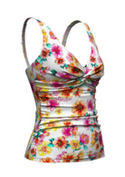 Sunseeker Vibrant Vacation White Plus Cup Tankini Top