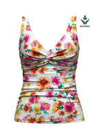 Sunseeker Vibrant Vacation White Plus Cup Tankini Top