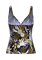 Sunseeker Elevated Tropics Sailor Blue Plus Cup Tankini Top