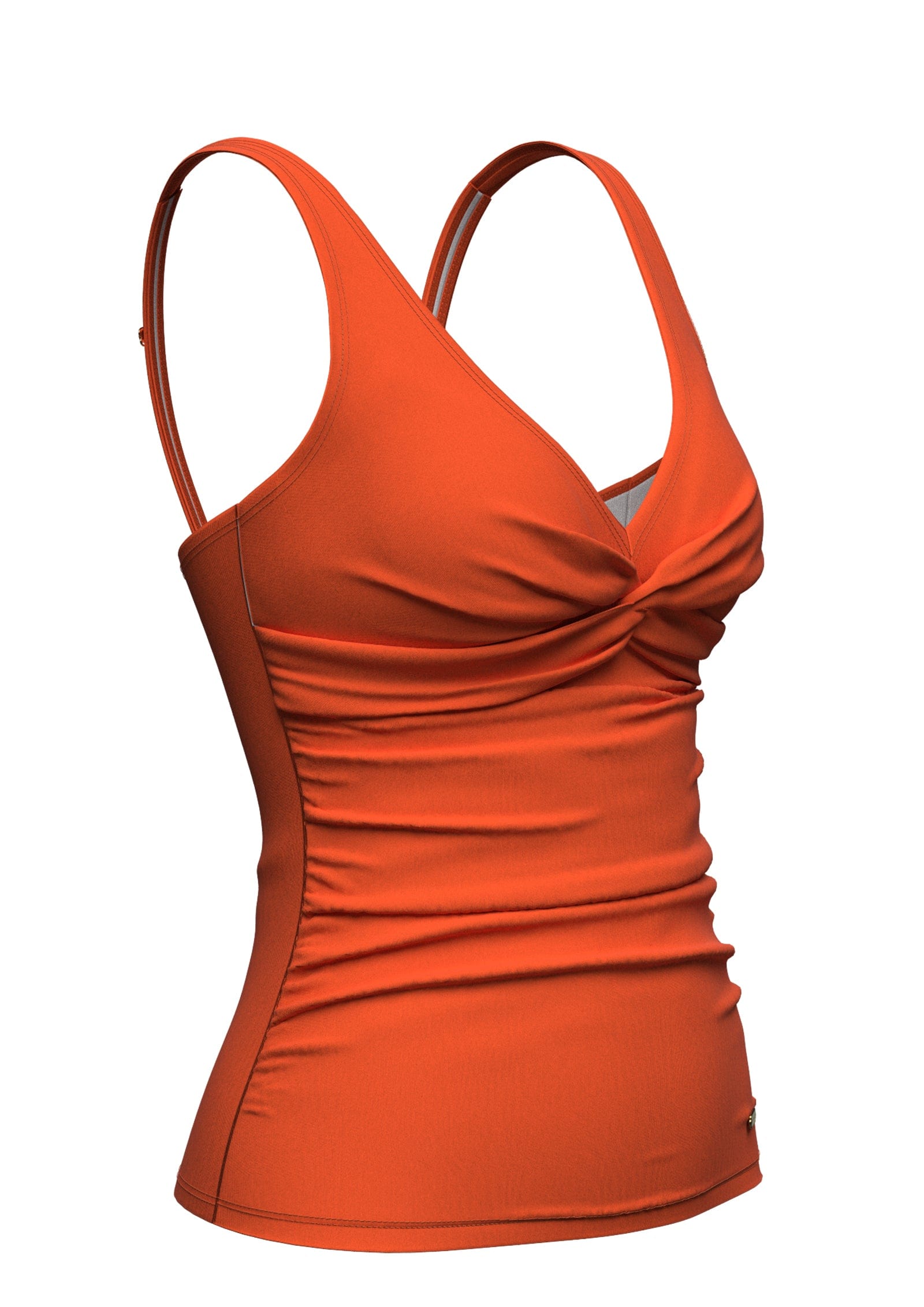 Sunseeker Core Solid Fiesta Plus Cup Tankini Top