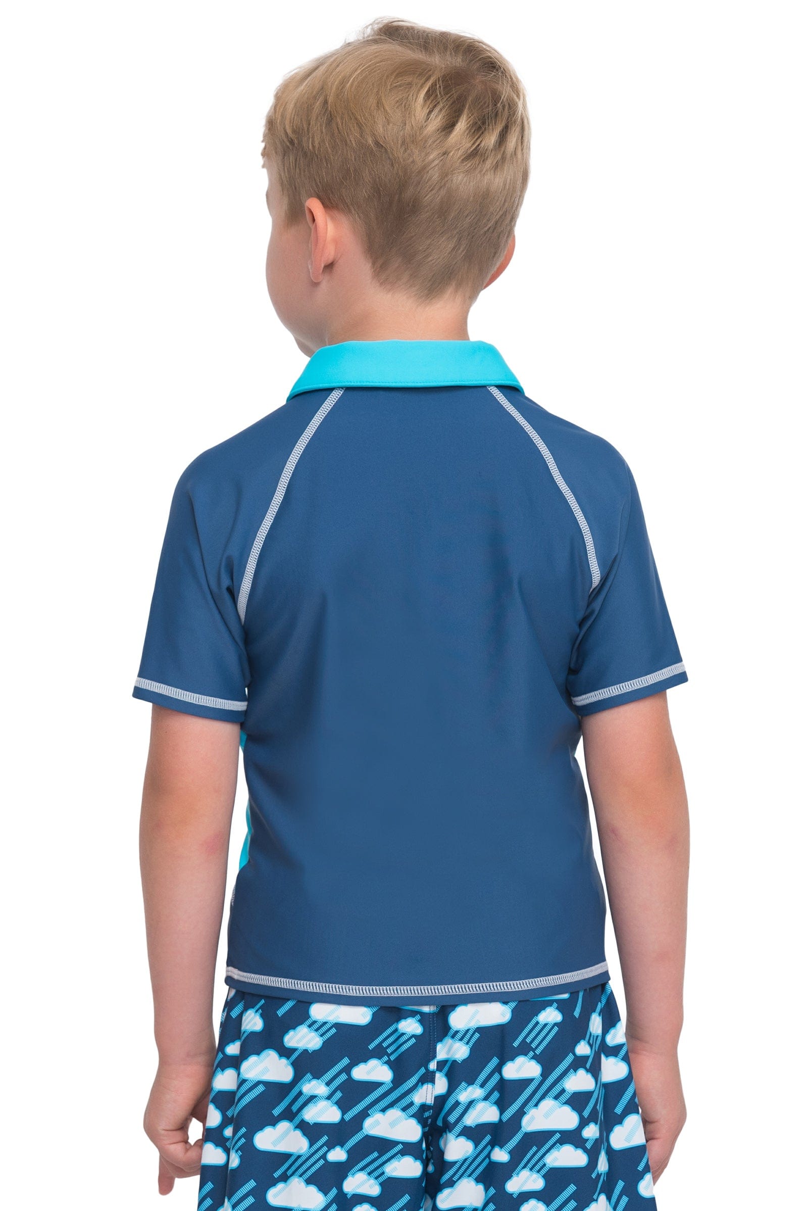 Sunseeker Popeye short sleeve polo swim shirt