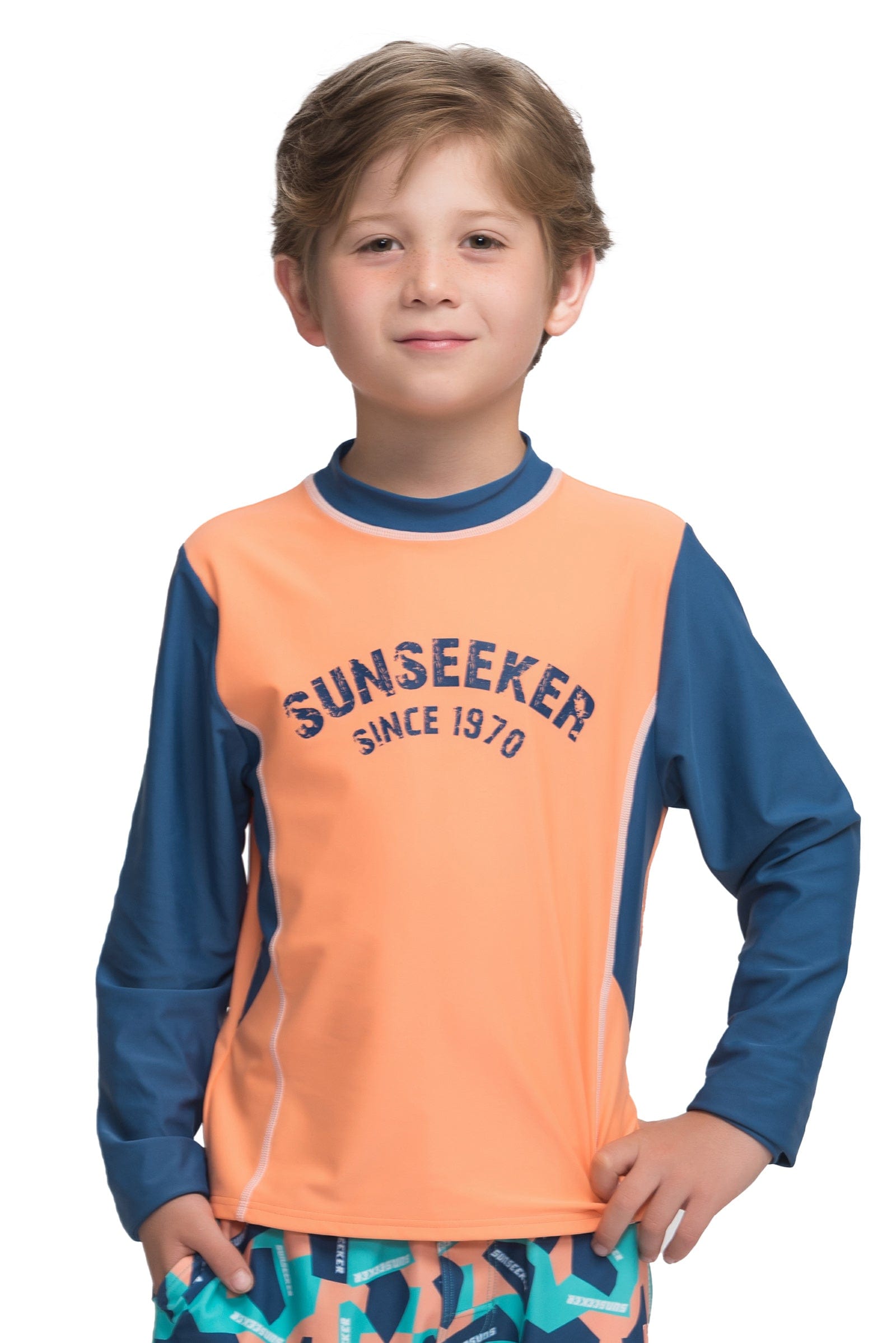 Sunseeker Sunseeker logo print long sleeve rash guard