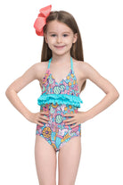 Sunseeker Doodle fun ruffles swimsuit