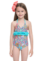 Sunseeker Doodle fun ruffles swimsuit