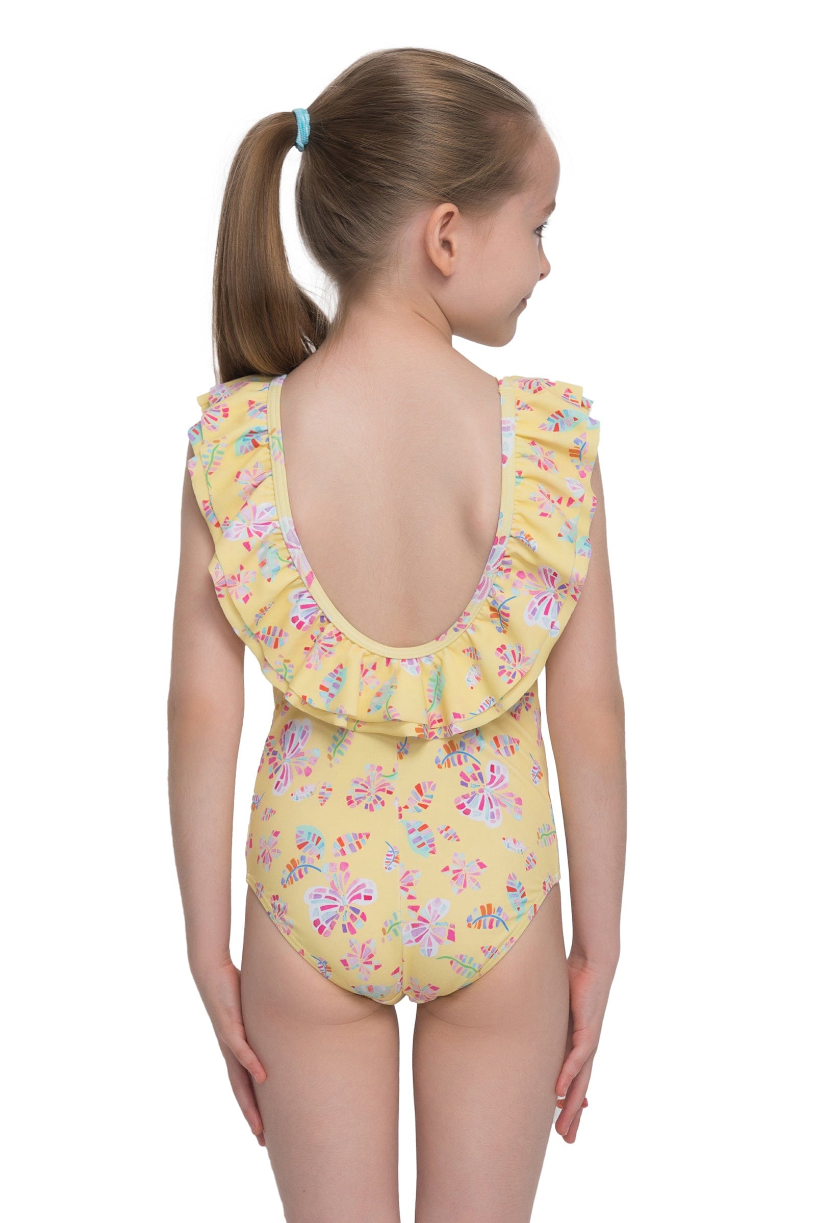 Sunseeker Butterfly ruffles swimsuit