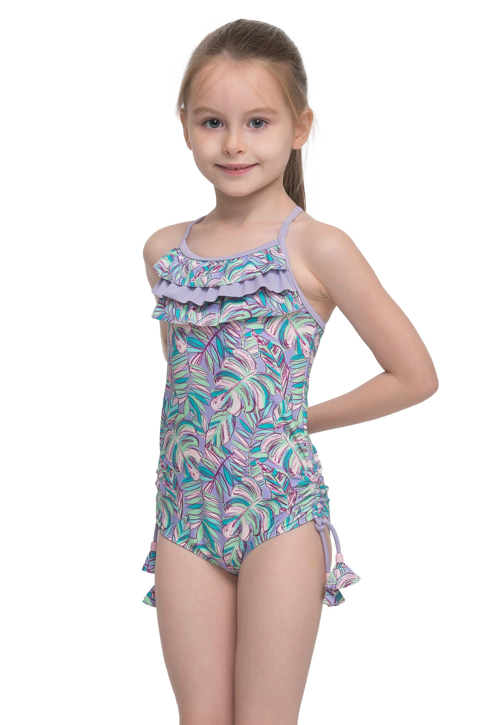 Sunseeker Palms frilled swimsuit