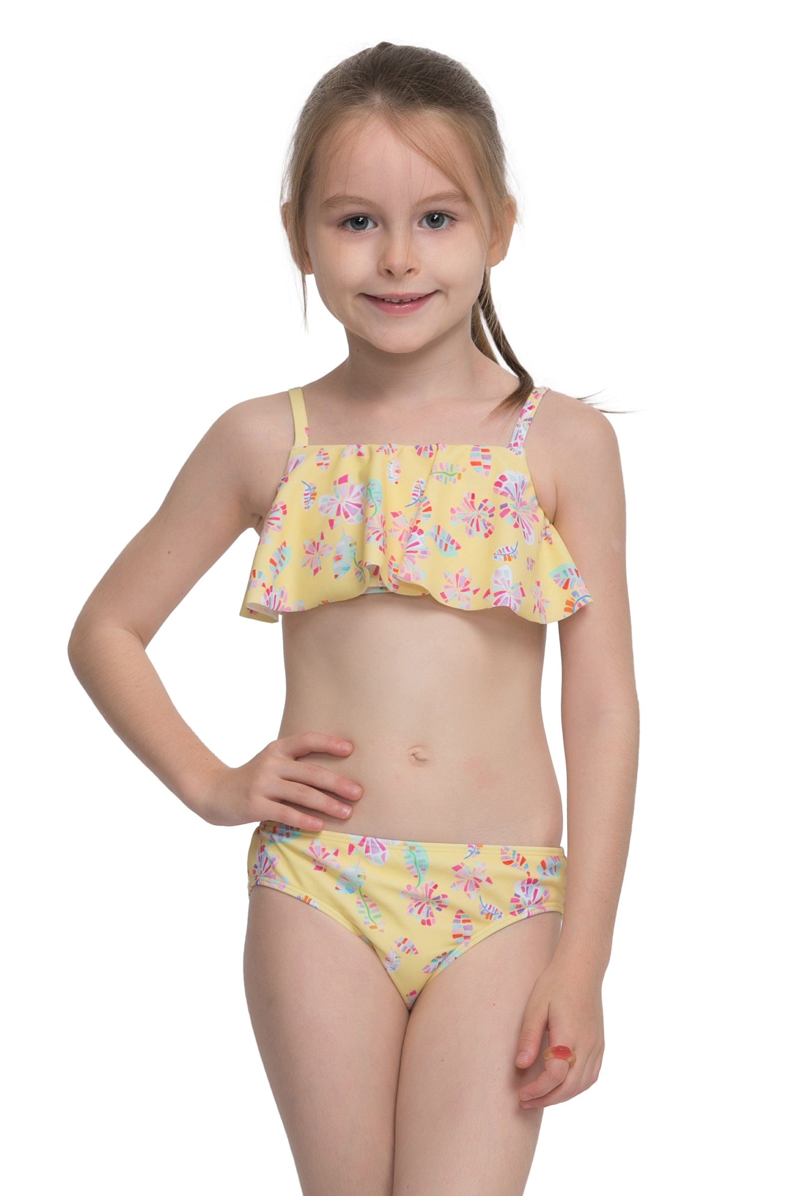 Sunseeker Butterfly ruffles bikini set