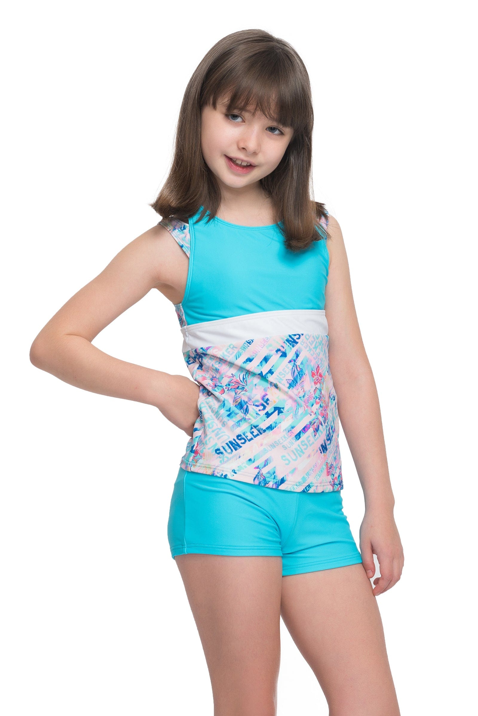 Sunseeker Sunseeker logo print tankini set