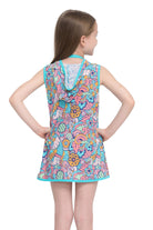 Sunseeker Doodle fun hooded beach dress