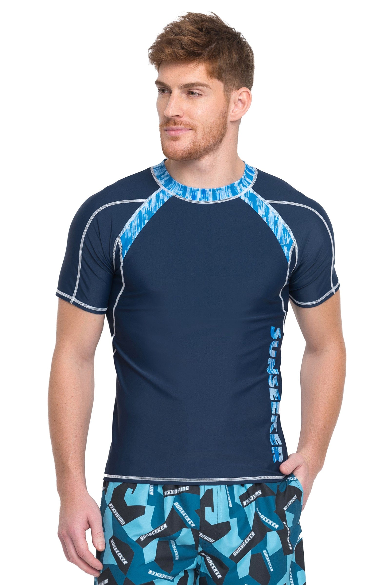 Sunseeker Underwater raglan short sleeve rash guard