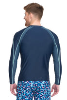 Sunseeker Maneer raglan navy long sleeve rash guard