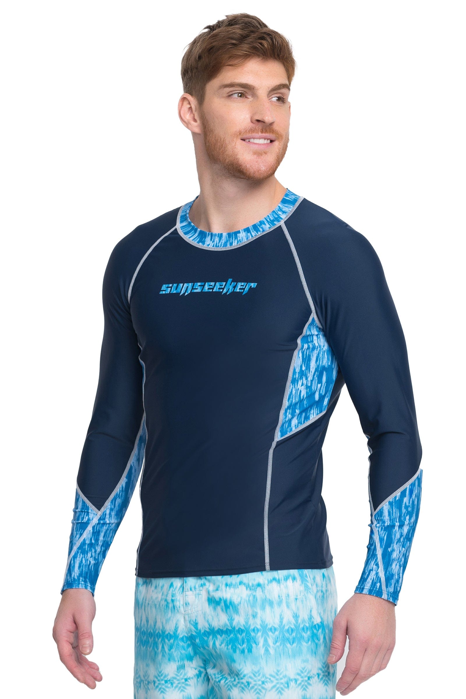 Sunseeker Underwater raglan long sleeve rash guard