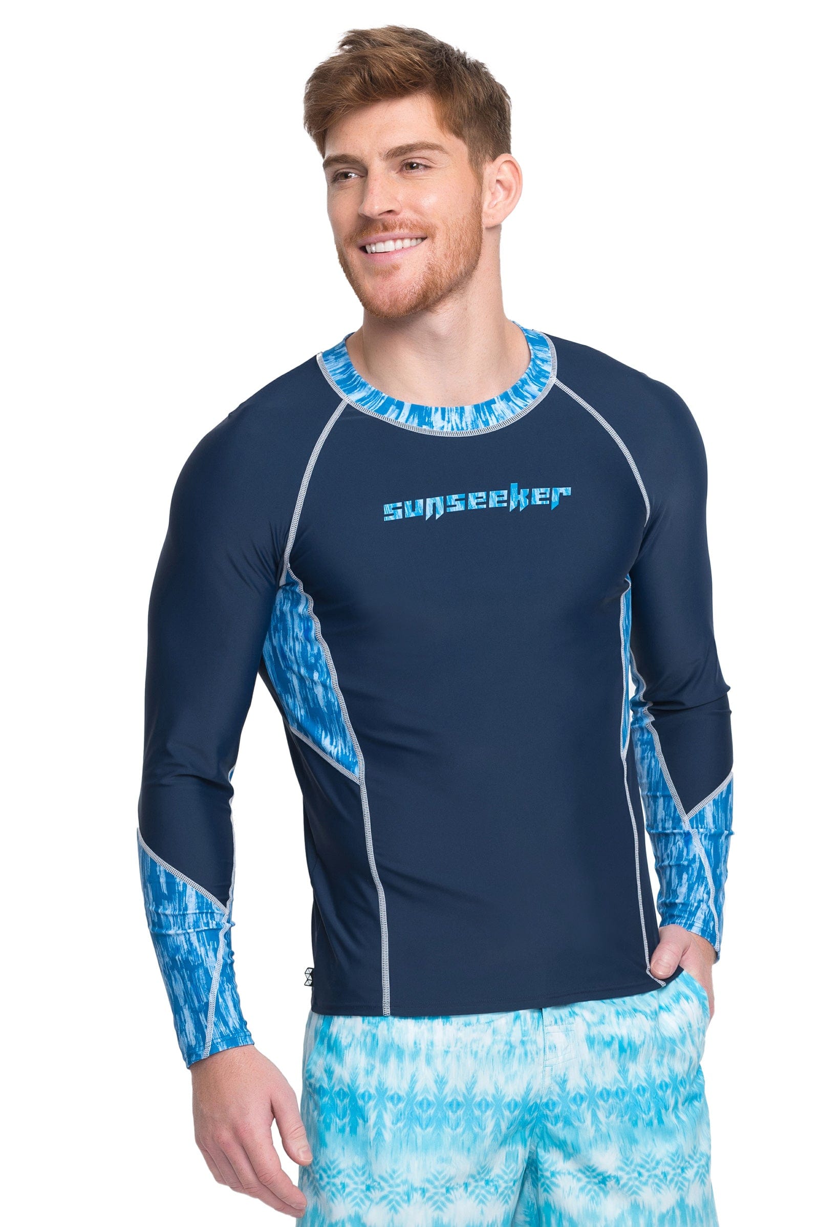 Sunseeker Underwater raglan long sleeve rash guard